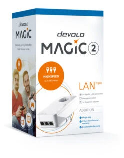 Devolo Magic 2 LAN Triple Starter Kit + Uitbreiding (Geen WiFi) -Aelta Winkel 1327341