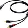 Procab CLA711 3,5mm Male - 2x RCA 1,5mtr.
