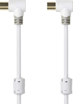Nedis Coax Antennekabel 100 DB Male - Female 5 Meter Wit