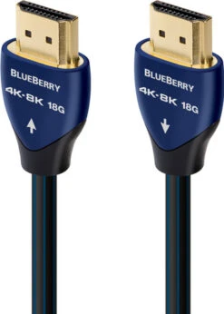 AudioQuest BlueBerry HDMI Kabel 4K 60Hz 1,5 Meter Blauw