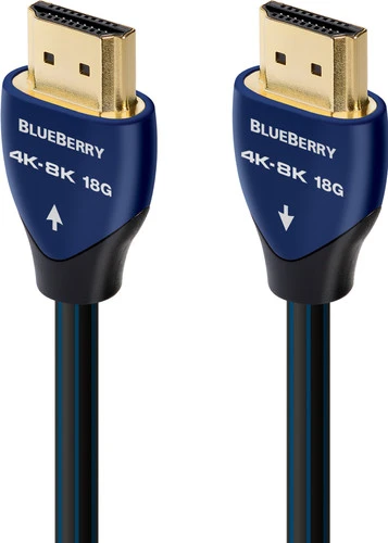 AudioQuest BlueBerry HDMI Kabel 4K 60Hz 1,5 Meter Blauw 1 AudioQuest BlueBerry HDMI Kabel 4K 60Hz 1,5 Meter Blauw