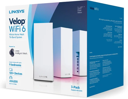 Linkys Velop AX4200 Mesh Wifi 6 3-pack 10 Linkys Velop AX4200 Mesh Wifi 6 3-pack - Afbeelding 10