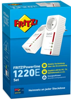 AVM FRITZ!Powerline 1220E Set International Geen WiFi 1200 Mbps 2 Adapters -Aelta Winkel 1597245