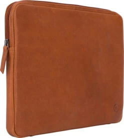 BlueBuilt 14 Inch Laptophoes Breedte 33 Cm - 34 Cm Leer Cognac