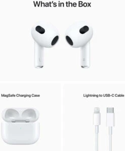 Apple AirPods 3 Met Magsafe Draadloze Oplaadcase -Aelta Winkel 1647274
