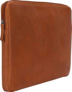 BlueBuilt 15 - 16 Inch Laptophoes Breedte 35 Cm - 36 Cm Leer Cognac
