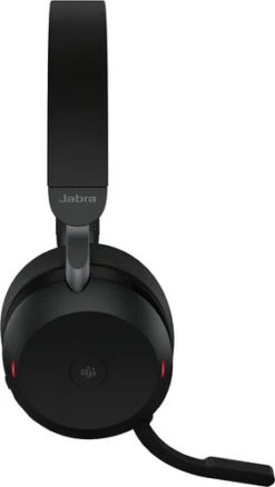 Jabra Evolve2 USB A MS TEAMS 75 Draadloze Office Headset Met Oplaadstandaard Zwart -Aelta Winkel 1670601