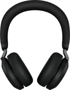 Jabra Evolve2 USB A MS TEAMS 75 Draadloze Office Headset Met Oplaadstandaard Zwart -Aelta Winkel 1670609