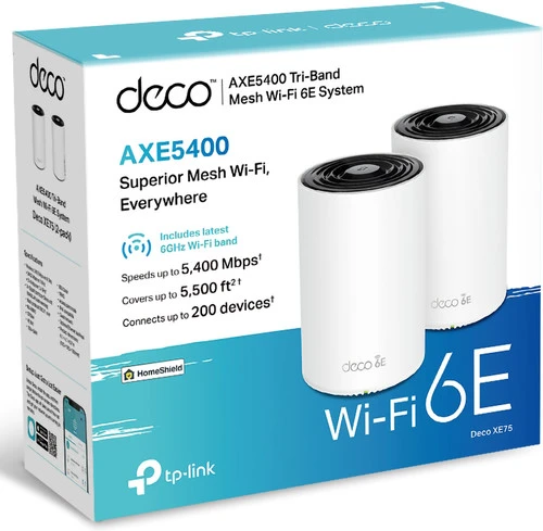 TP-Link Deco XE75 Mesh Wifi 6E 2-pack 5 TP-Link Deco XE75 Mesh Wifi 6E 2-pack - Afbeelding 5