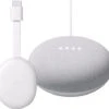 Google Chromecast 4K Met Google TV + Google Nest Mini Wit