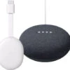Google Chromecast 4K Met Google TV + Google Nest Mini Zwart