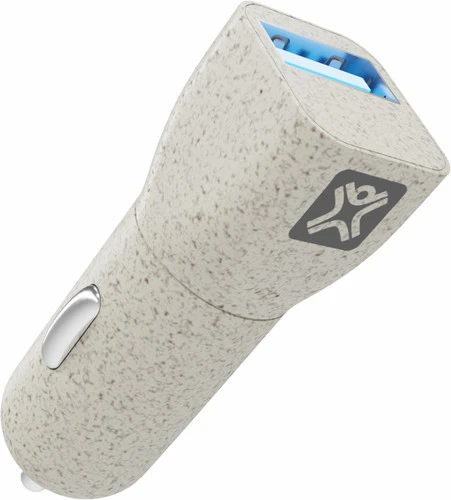XtremeMac Eco Line Quick Charge Autolader Met Usb A Poort 18W Crème 1 XtremeMac Eco Line Quick Charge Autolader Met Usb A Poort 18W Crème