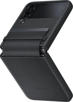 Samsung Galaxy Z Flip 4 512GB Grijs 5G + Back Cover Leer Zwart -Aelta Winkel 1795467 3