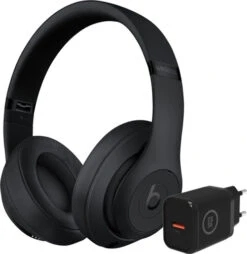 Beats Studio3 Wireless Mat Zwart + Bluebuilt Oplader