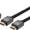 BlueBuilt HDMI Kabel 4K 120Hz / 8K 60Hz Nylon 1,5 Meter + 90° Adapter