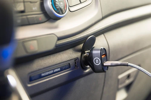 BlueBuilt Quick Charge Autolader 18W Zwart + Micro Usb Kabel 1,5m Nylon Zwart 7 BlueBuilt Quick Charge Autolader 18W Zwart + Micro Usb Kabel 1,5m Nylon Zwart - Afbeelding 7