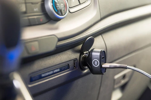 BlueBuilt Snelle Autolader 20W Zwart + Lightning Kabel 1,5 Nylon Wit 7 BlueBuilt Snelle Autolader 20W Zwart + Lightning Kabel 1,5 Nylon Wit - Afbeelding 7