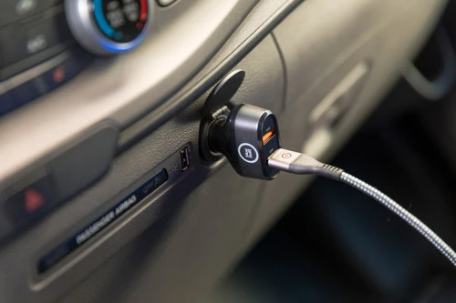 BlueBuilt Quick Charge Autolader 18W Zwart + Micro Usb Kabel 1,5m Nylon Zwart 8 BlueBuilt Quick Charge Autolader 18W Zwart + Micro Usb Kabel 1,5m Nylon Zwart - Afbeelding 8