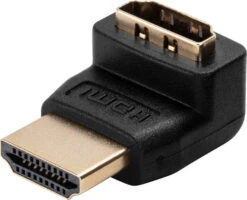 BlueBuilt HDMI Kabel 4K 60Hz Nylon 1,5 Meter + 90° Adapter -Aelta Winkel 1863829
