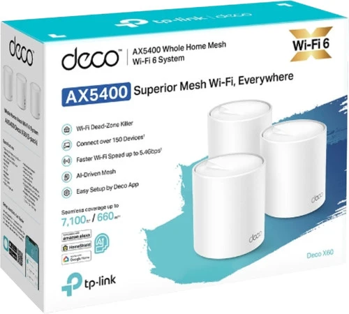 TP-Link Deco X60 4-Pack 3 TP-Link Deco X60 4-Pack - Afbeelding 3