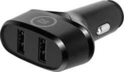 BlueBuilt Autolader Met 2 Usb A Poorten 12W Zwart -Aelta Winkel 1873672 1