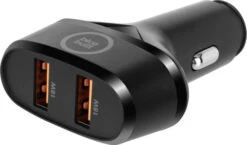 BlueBuilt Quick Charge Autolader Met 2 Usb A Poorten 18W Zwart -Aelta Winkel 1873679 3
