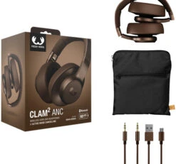 Fresh 'n Rebel Clam 2 ANC Brons + BlueBuilt Quick Charge Oplader Met Usb A Poort 18W Zwart -Aelta Winkel 1878724 1