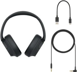 Sony WH-CH720N Zwart + BlueBuilt Quick Charge Oplader Met Usb A Poort 18W Zwart -Aelta Winkel 1886098 1