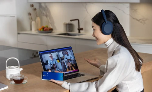 Sony WH-1000XM5 Blauw + BlueBuilt Quick Charge Oplader Met Usb A Poort 18W Zwart 3 Sony WH-1000XM5 Blauw + BlueBuilt Quick Charge Oplader Met Usb A Poort 18W Zwart - Afbeelding 3