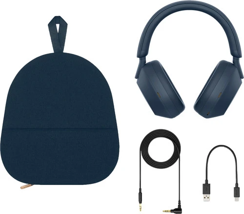 Sony WH-1000XM5 Blauw + BlueBuilt Quick Charge Oplader Met Usb A Poort 18W Zwart 16 Sony WH-1000XM5 Blauw + BlueBuilt Quick Charge Oplader Met Usb A Poort 18W Zwart - Afbeelding 16