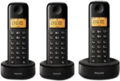 Philips DECT Draadloze Telefoon Met 3 Handsets