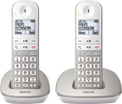 Philips DECT Draadloze Telefoon XL Met 2 Handsets