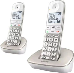 Philips DECT Draadloze Telefoon XL Met 2 Handsets -Aelta Winkel 1905874