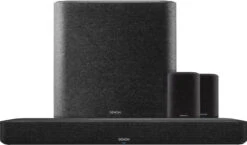 Denon Home Soundbar 550 + Denon Home 150 Duo Pack Zwart + Denon Home Subwoofer