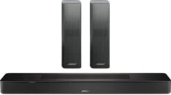 Bose Smart Soundbar 600 + Bose Surround Speakers 700 Zwart