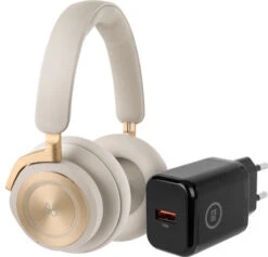 Bang & Olufsen Beoplay HX Goud + BlueBuilt Quick Charge Oplader Met Usb A Poort 18W Zwart