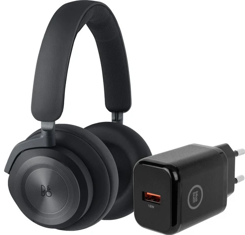 Bang & Olufsen Beoplay HX Zwart + BlueBuilt Quick Charge Oplader Met Usb A Poort 18W Zwart 1 Bang & Olufsen Beoplay HX Zwart + BlueBuilt Quick Charge Oplader Met Usb A Poort 18W Zwart