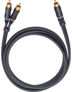 Oehlbach BOOOM! RCA Naar 2 X RCA 2 Meter Antraciet