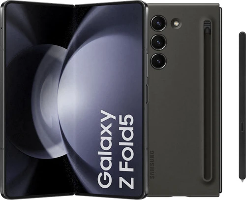 Samsung Galaxy Z Fold 5 256GB Zwart 5G + Samsung Slim S Pen Case Grijs 1 Samsung Galaxy Z Fold 5 256GB Zwart 5G + Samsung Slim S Pen Case Grijs
