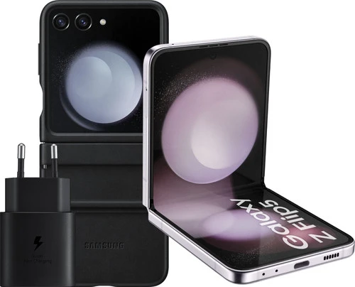 Samsung Galaxy Z Flip 5 512GB Paars 5G + Samsung Accessoirepakket 1 Samsung Galaxy Z Flip 5 512GB Paars 5G + Samsung Accessoirepakket