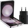 Samsung Galaxy Z Flip 5 512GB Paars 5G + Samsung Oplader 25 Watt Zwart
