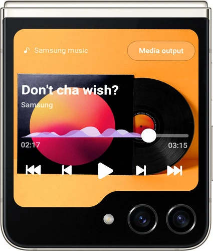 Samsung Galaxy Z Flip 5 512GB Creme 5G + Samsung Back Cover Leer Creme 10 Samsung Galaxy Z Flip 5 512GB Creme 5G + Samsung Back Cover Leer Creme - Afbeelding 10