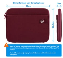 BlueBuilt Laptophoes Breedte 32 Cm 14 Inch Rood 15 BlueBuilt Laptophoes Breedte 32 Cm 14 Inch Rood -Aelta Winkel 1953430