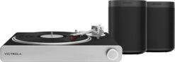 Victrola VPT-3000 Stream Zwart + Sonos One SL Zwart Duopack
