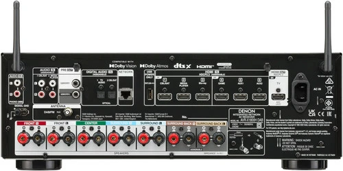 Denon AVR-X1800H DAB Zwart 2 Denon AVR-X1800H DAB Zwart - Afbeelding 2
