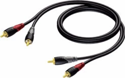 Procab CLA800 2x RCA Male - 2x RCA Male 3 Meter