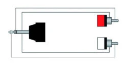 Procab CLA711/3 3,5mm Male - 2x RCA 3 Meter 5 Procab CLA711/3 3,5mm Male - 2x RCA 3 Meter -Aelta Winkel 910865